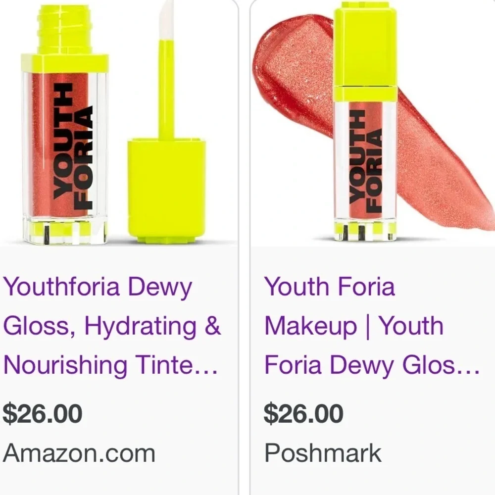 Youth Foria Dewy Gloss Shade  # 9 Play With Fire